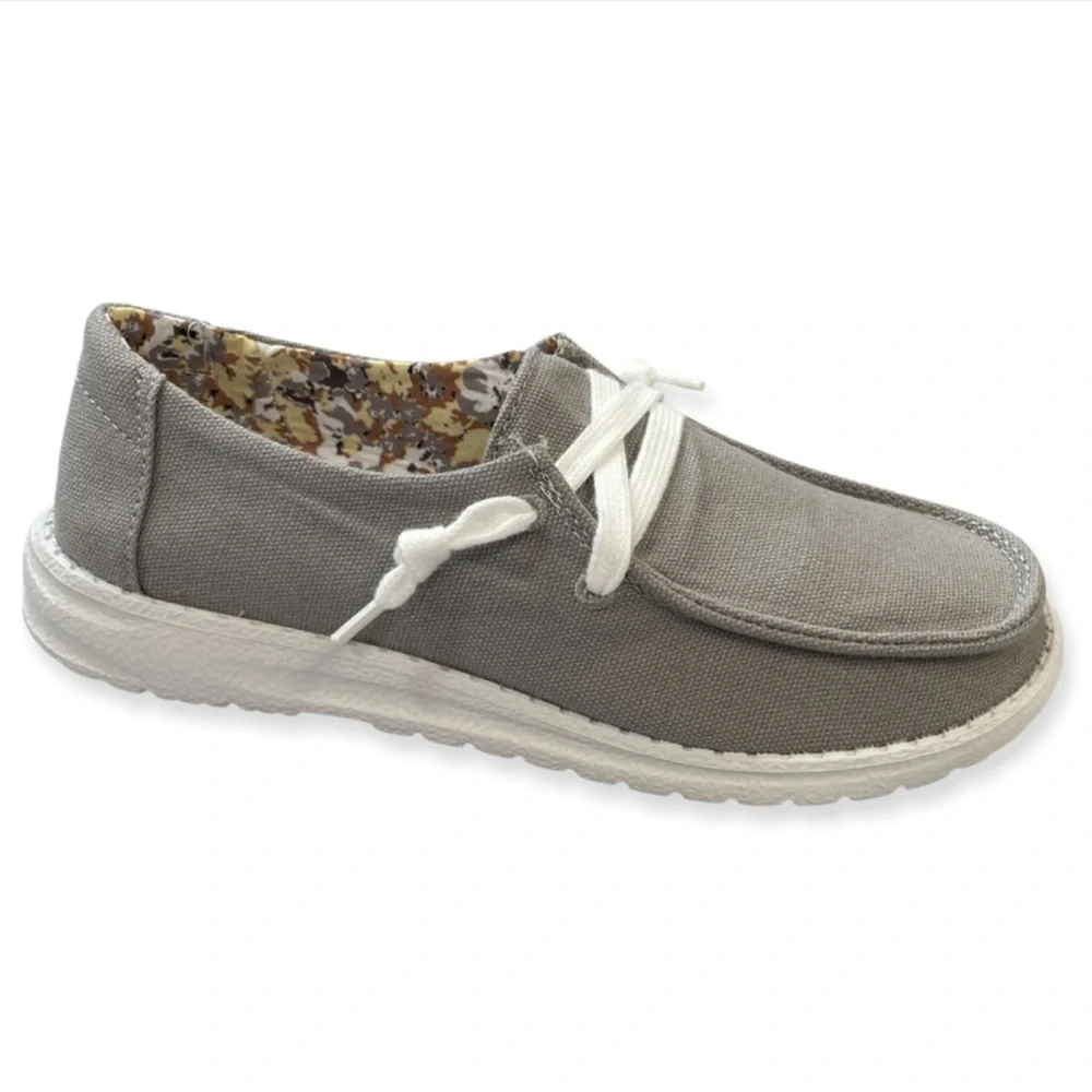 NIB Gypsy Jazz Grey Sneaker 6 - Picture 2 of 4